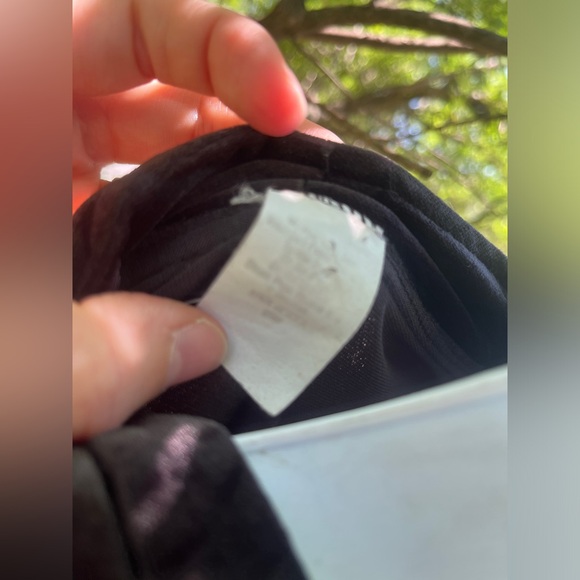 Velvet size S mid-length tie dress with buttons - Picture 10 of 10